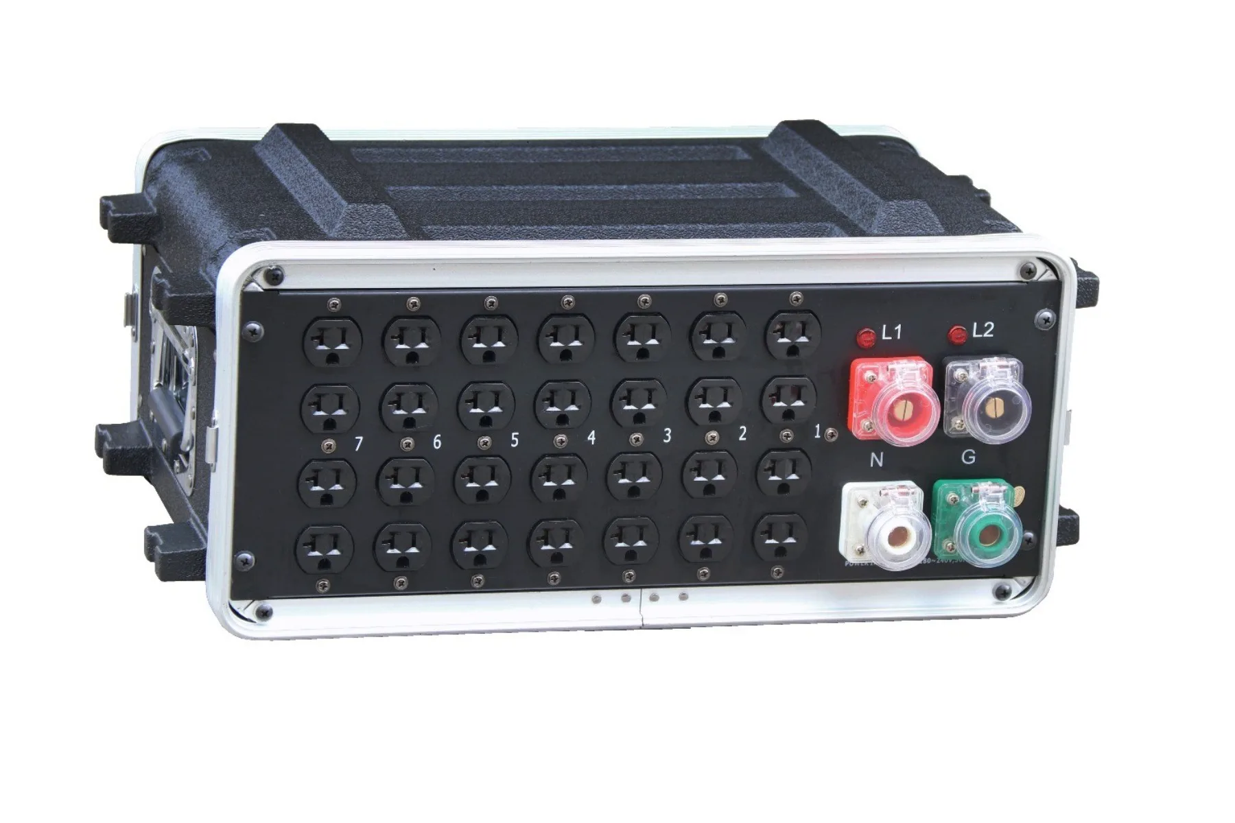 Фото 4U Edison Power Rack Вход Camlock с выходом 28*Edison Power Distro Box №1