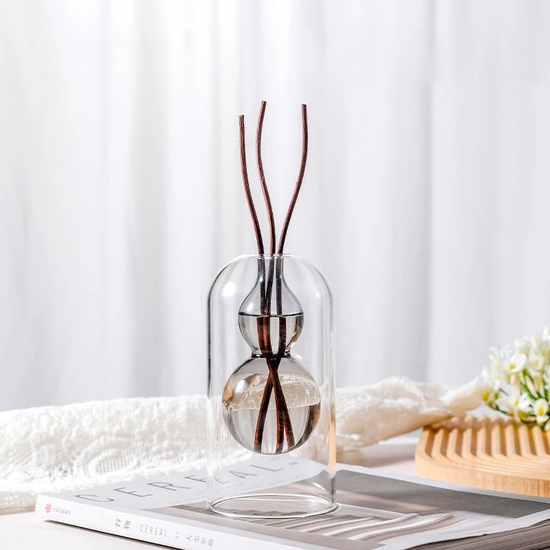 Двухслойный распылитель ароматерапии 1 шт. флакон из прозрачного стекла бутылки