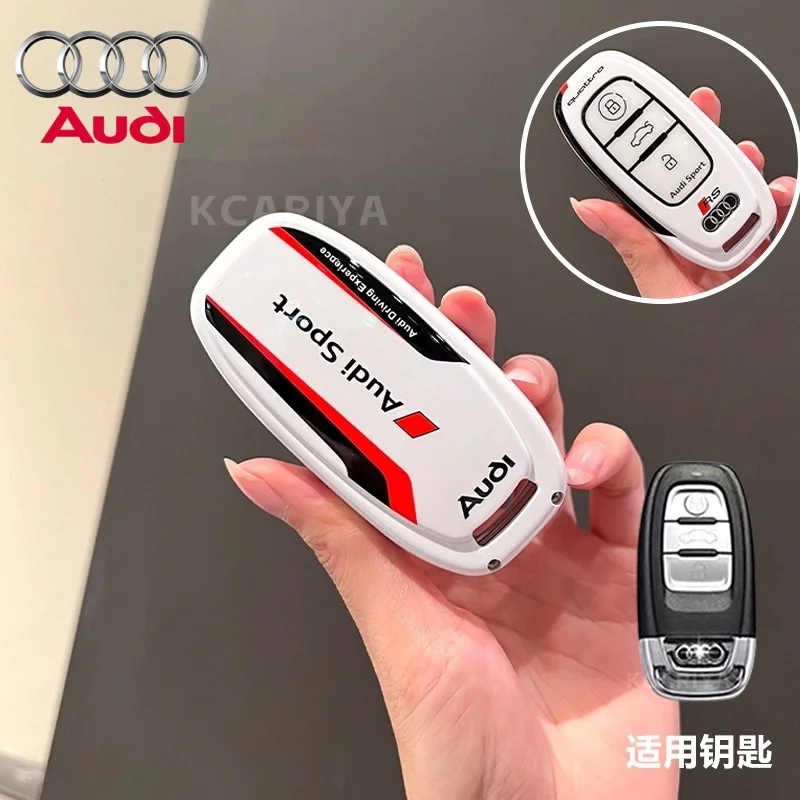 

Защитный чехол для автомобильного ключа из АБС-пластика в спортивном стиле для Audi A1 A3 8P A4 A5 A6 C7 A7 S3 S7 S8 R8 Q2 Q3 Q5 Q7 Q8 SQ5 TT RS3 RS6