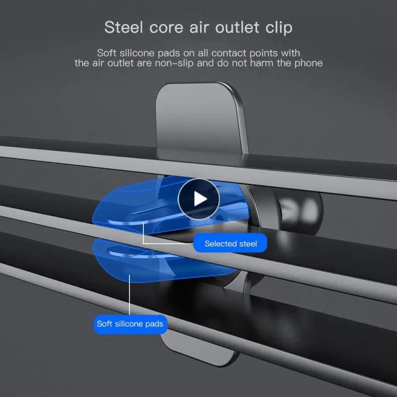 

Air Outlet Mobile Phone Holder Creative Universal Car Bracket Portable Practical Car Accessories Clip-type Vehicle Bracket Abs