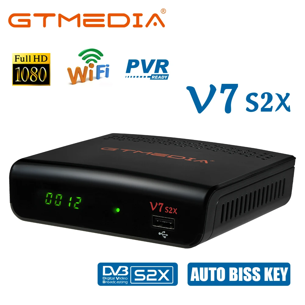

DVB-S2 GTMEDIA V7 S2X / V7 HD Satellite decoder 1080P DVB-S2 Upgraded by Gtmedia V7S HD Include USB Wifi Gtmedia V7S2X No app