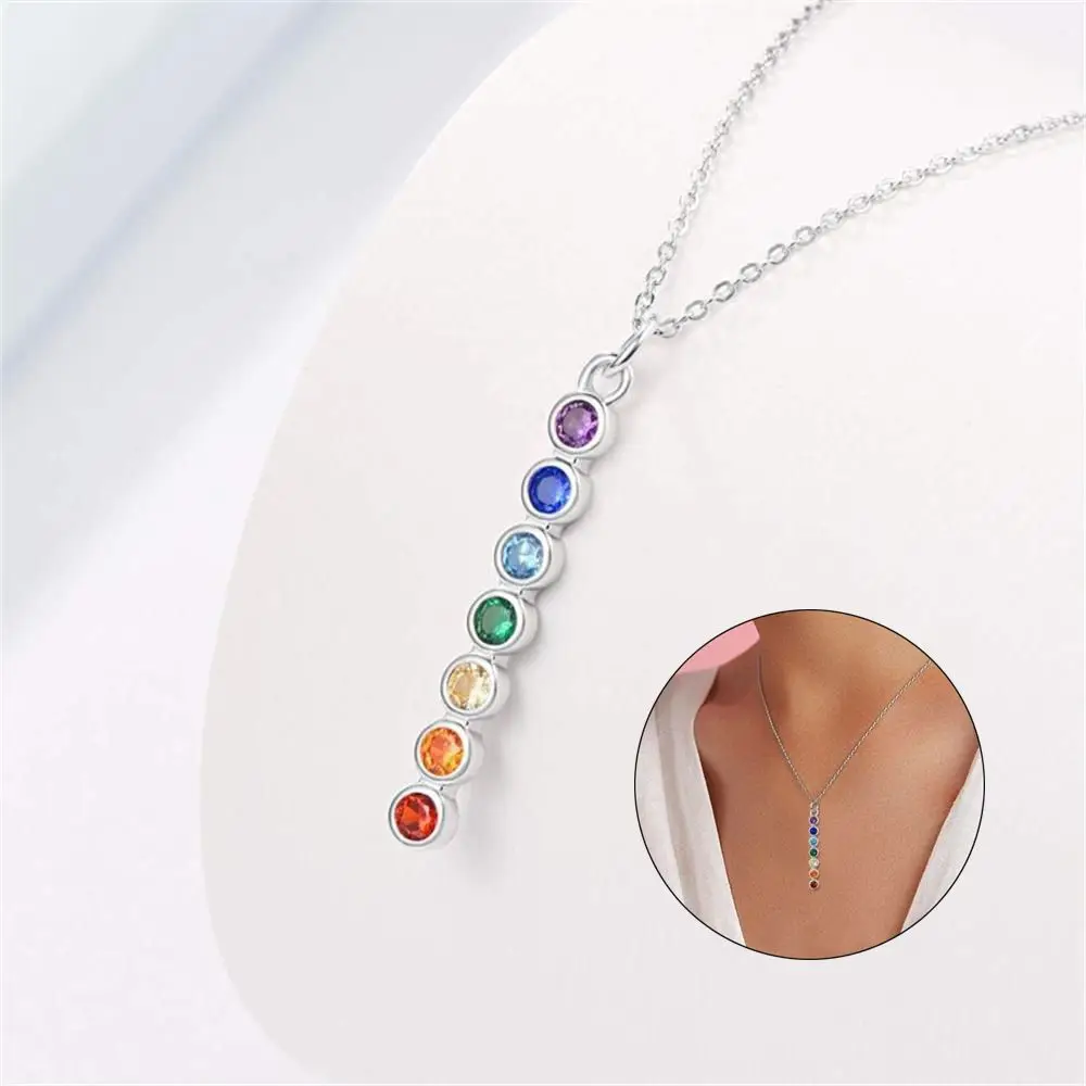 

New Trendy Jewelry Gift Reiki Yoga Prayer Stones Healing Yoga Necklace Amethyst Chakra Necklace