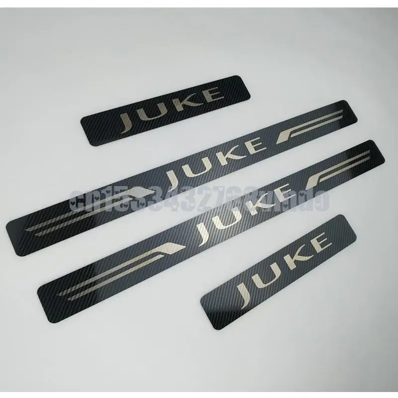 

For Nissan JUKE 2010 2011-2018 2019 2020 Door Sill Scuff Plate Trims Stainless Steel Welcome Pedal Guard Car Styling Accessories