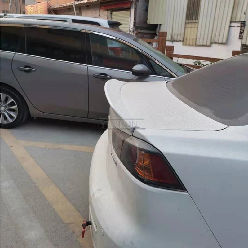 Для Mitsubishi LANCER EVO 2010-2014 ABS спойлер грунтовка цвет автомобиля хвостовое крыло