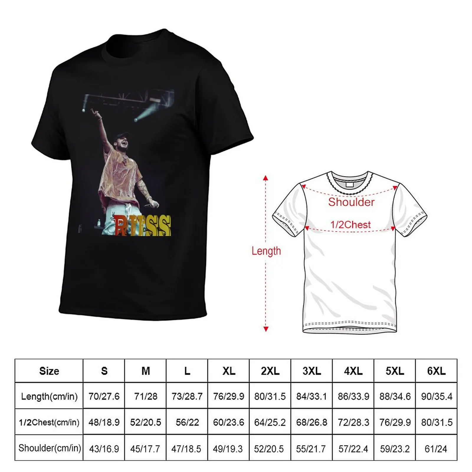 Фото Футболка Russ, эстетическая одежда, футболки с баскетбольным рисунком, мужская футболка большого размера №2