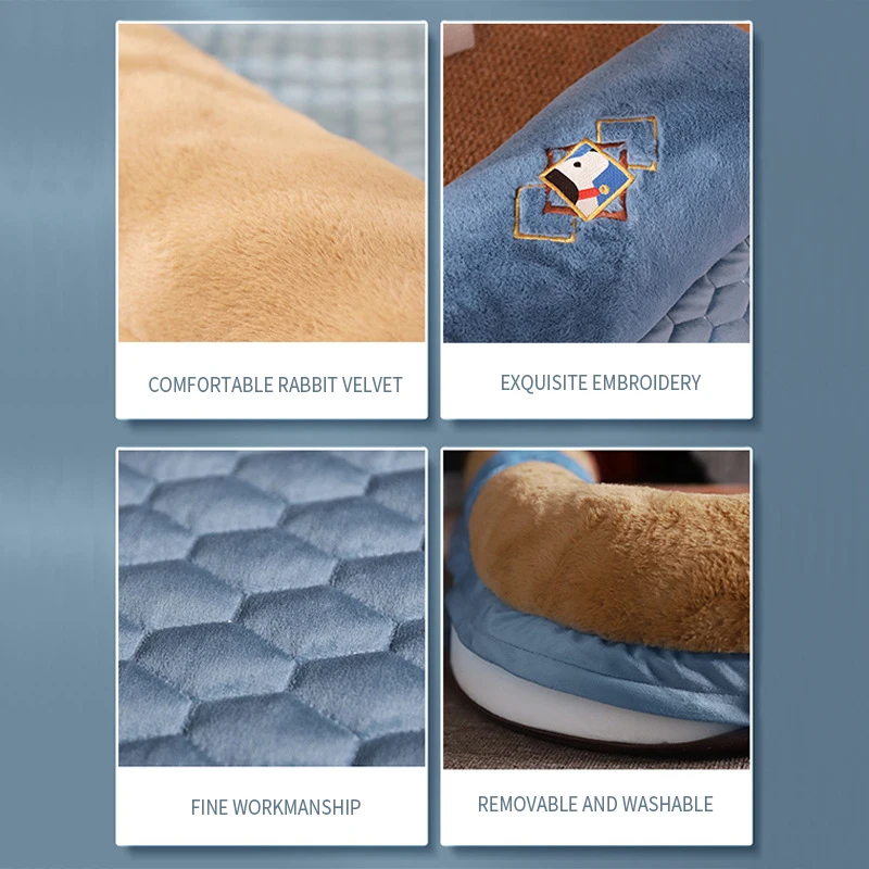 Сверхмягкая плюшевая подушка для кровати маленьких и больших собак