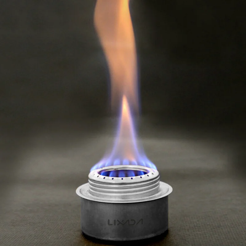 

Camping Outdoor Alcohol Stove Ultra-Light Burning Stove with Lid Cookware Aluminum Alloy Material Portable Burning Adapter