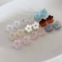 4pc lovely small mini flower hair claw clips for women girls kids children hairpin headband for gift party hair accessories