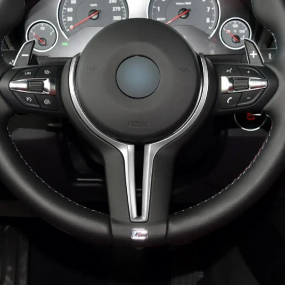 

Premium Carbon Fiber Car Sport Carbon Fiber Sticker Abs Car Styling Steering Wheel Sticker Delicate Durable Light Weight 130g