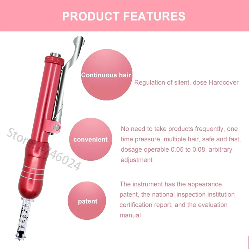 

Гиалуроновая кислота высокого давления пистолет для непрерывного распыления уход за лицом мезопластиковая ручка для удаления носолабиальных складок и пухлых губ