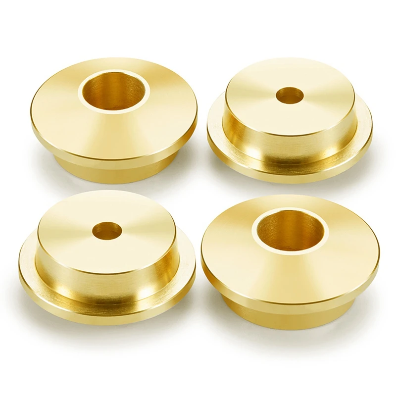 

4PCS 159G Brass Shock Absorber Spring Under Cap Support Counterweight Spring Retainers For Axial SCX6 1/6 RC Crawler Car