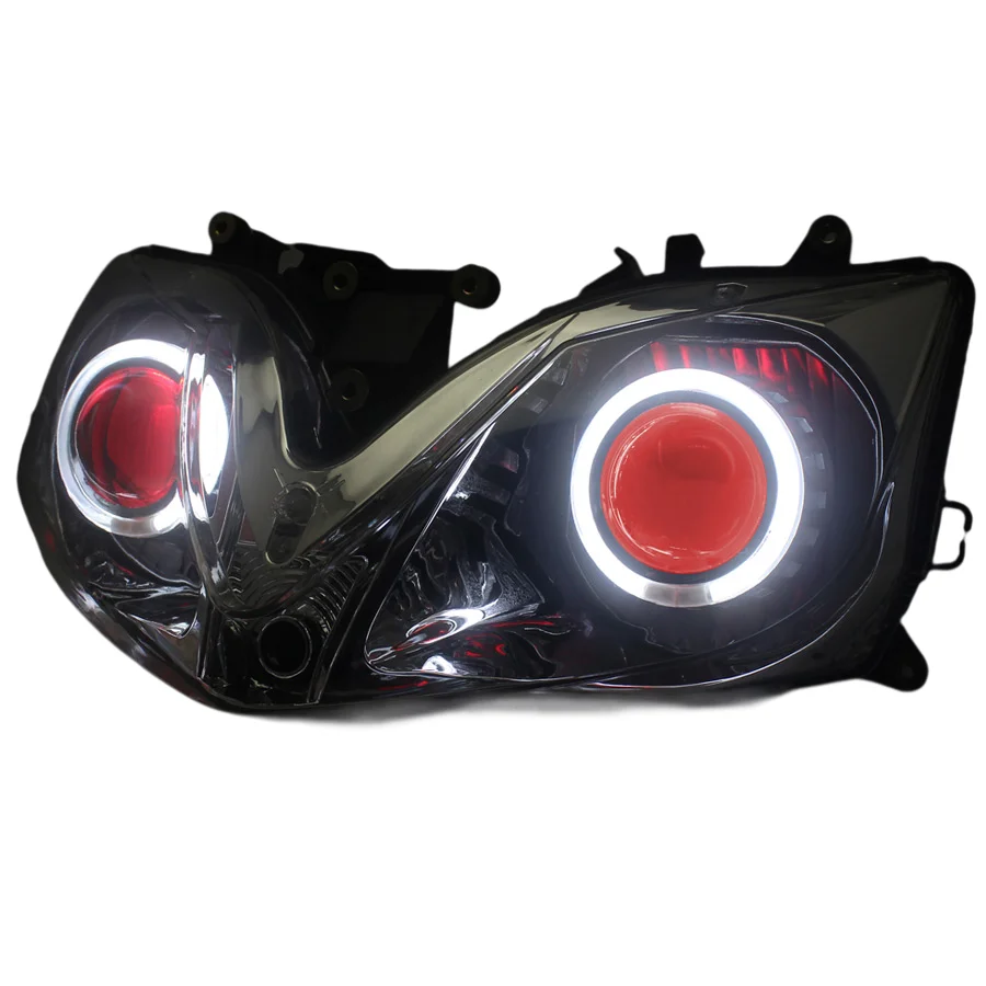 

Мотоциклетные светодиодные фары «Ангельские глазки» в сборе, HID-проектор, биксеноновые фары для Honda CBR 600 CBR600 F4i 2001-07