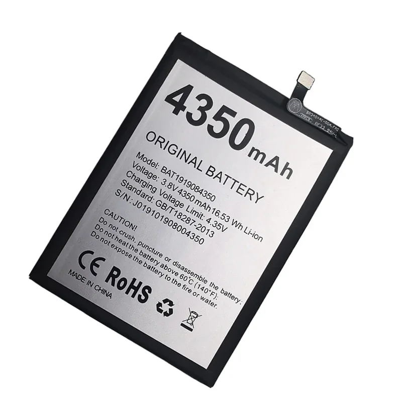 2024 года 100% оригинальный аккумулятор для телефона емкостью 4350 мАч Doogee N20 N20Pro Pro BAT