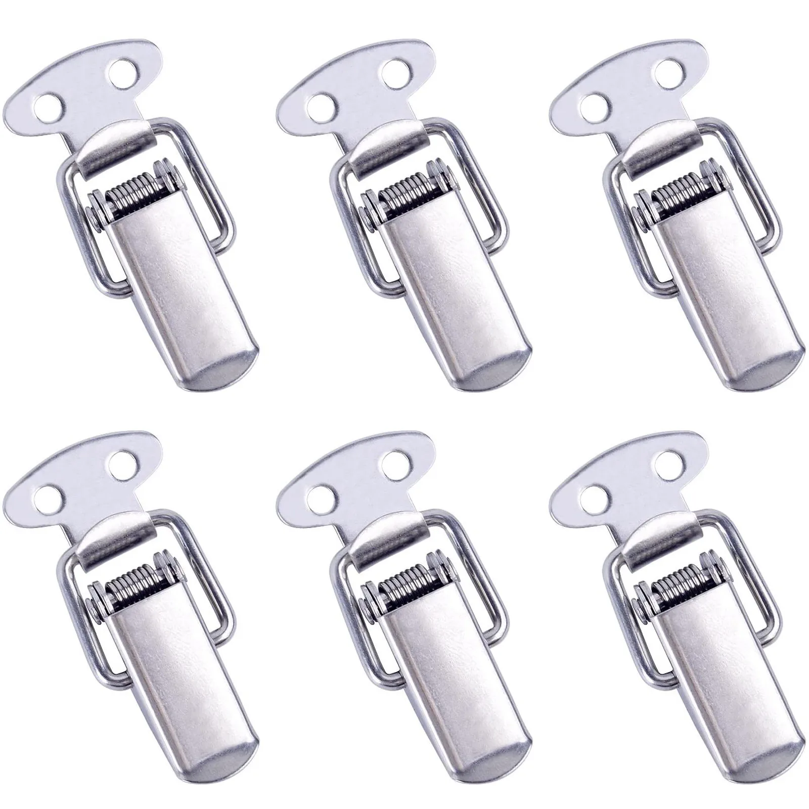 

Stainless Steel Duck-mouth Buckle Vintage Mini Lock Chest Box Gift Suitcase Case Buckles Toggle Hasp Latch Catch Clasp