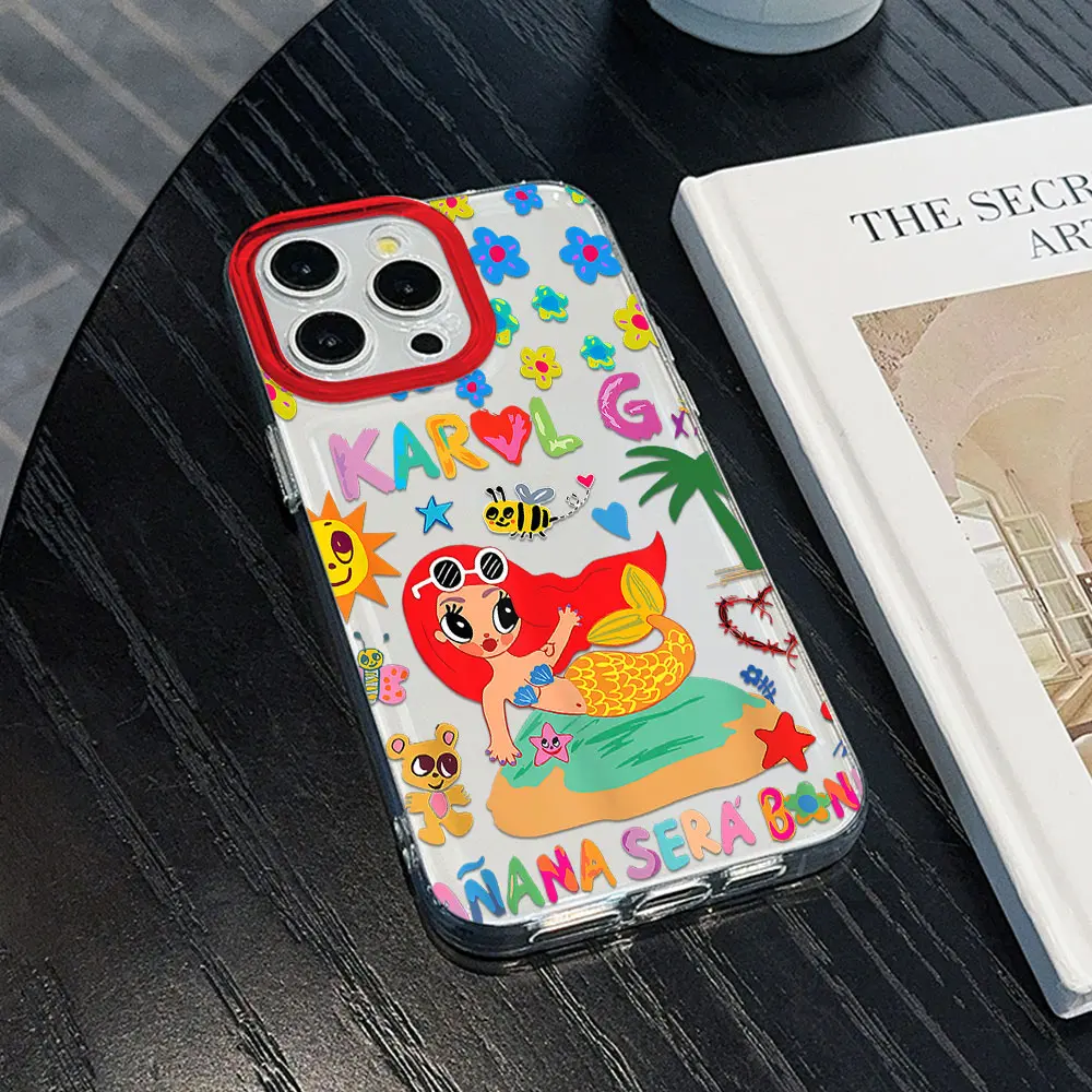 Модный прозрачный чехол Karol G Manana Bichota для телефона Xiaomi Mi 10 10T 11 11Lite 12Lite 12T 13 14 Poco F4 F5 X4
