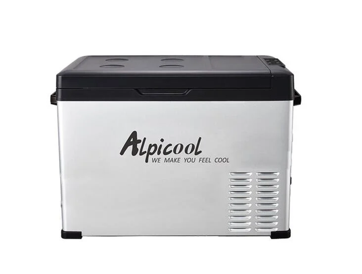 china Alpicool 40L car home refrigerator mini fridge AC100-240V DC12/24V Portable Cold storage outdoor travel compressor small