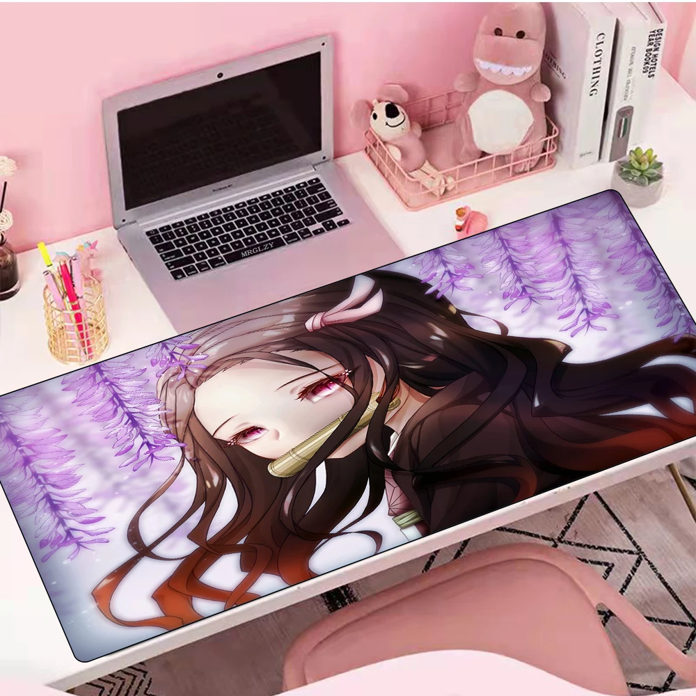 

MRGLZY ANIME Girl Figure Mouse Pad Gamers Cute Sexy Girl PadMouse 90x40cm Rubber Mouse Pads Keyboard Computer Mat for Girls Boys
