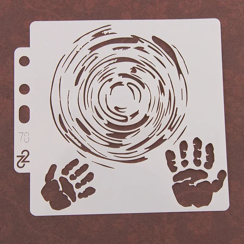 

Handprint DIY Layering Stencils for scrapbook/photo album Painting Scrapbook Coloring Embossing Album Decorative Template