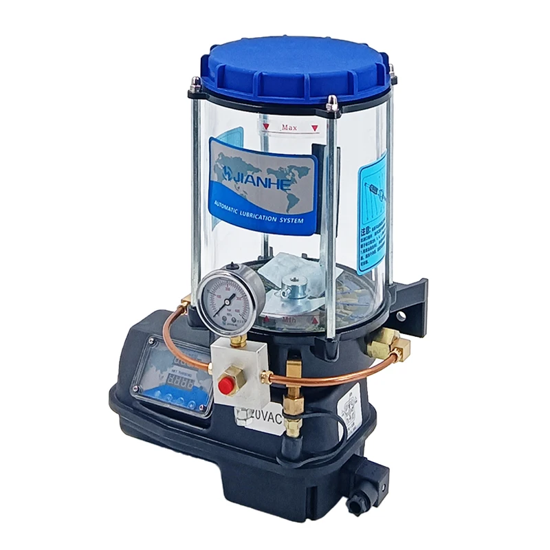 

Jianhe Factory Sells DBS Type Automatic Grease Lubrication Electric Vacuum Pump Timing 24v Electric Grease Pump
