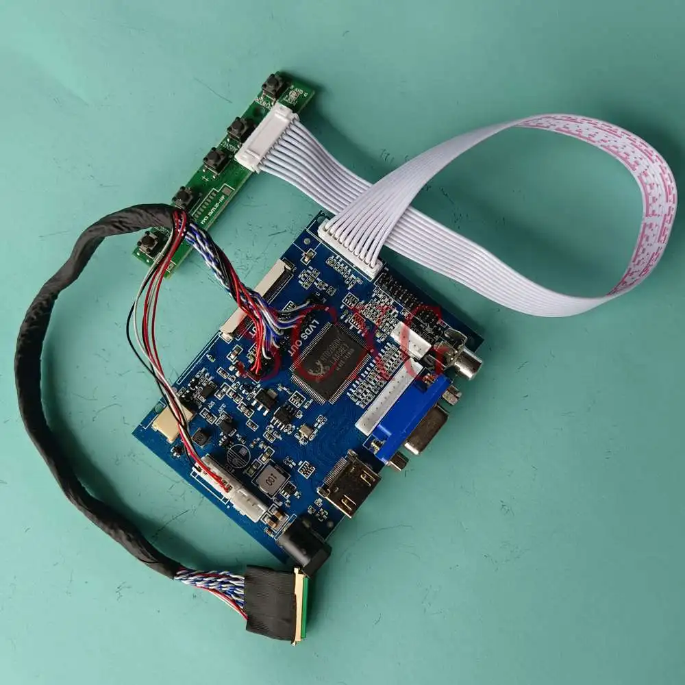 

Плата контроллера ЖК-монитора подходит для Φ 15,6 "1366*768 комплект для самостоятельной сборки ноутбуков 40 Pin LVDS VGA + AV + HDMI-Совместимость