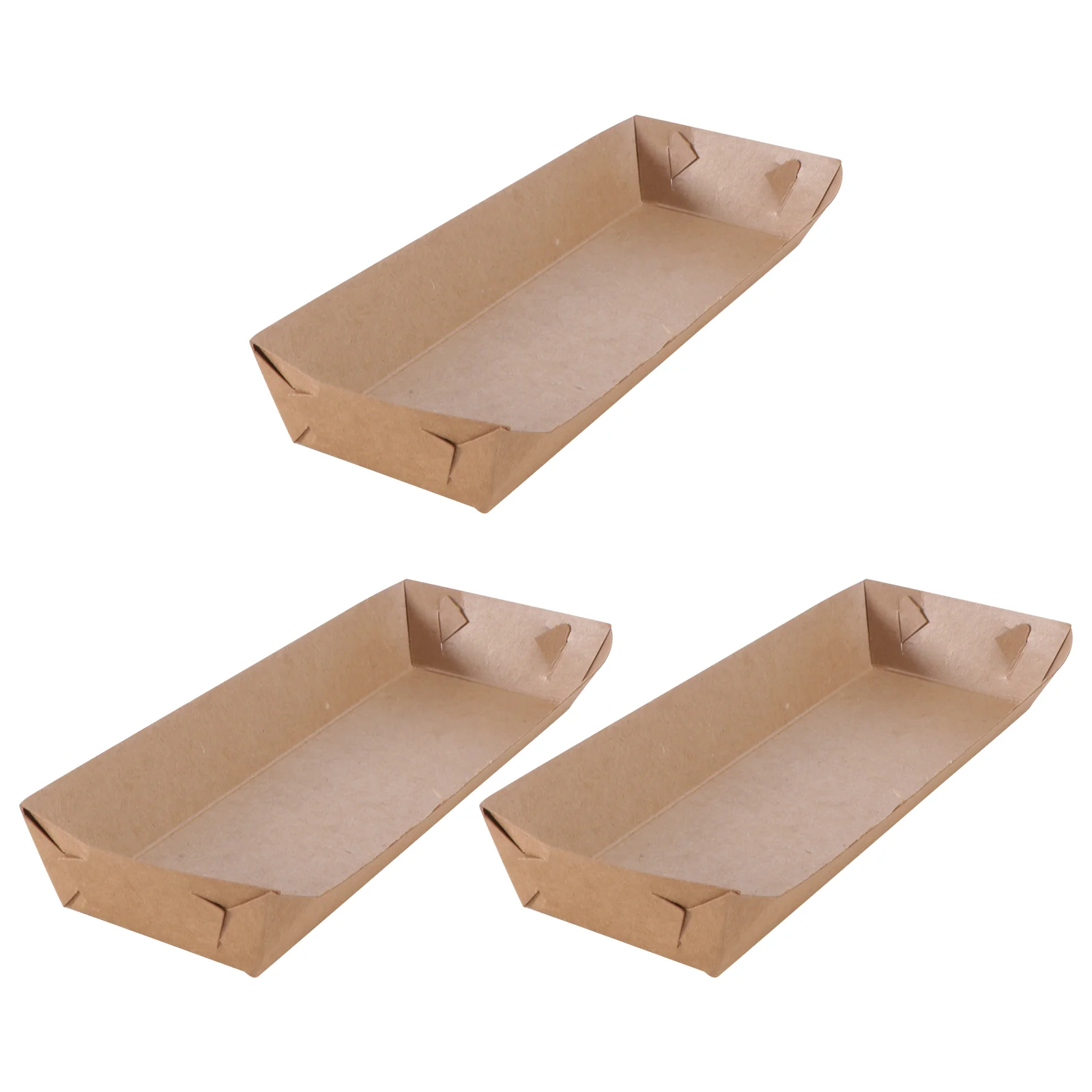

Trays Serving Paper Taco Boats Trayparty Disposable Bar Kraft A Set Nacho Hot Dog Holder