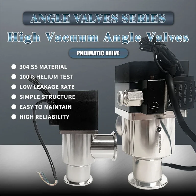 Пневматическое управление Z высокий вакуумный Kf100 нержавеющая сталь Dn40 тип