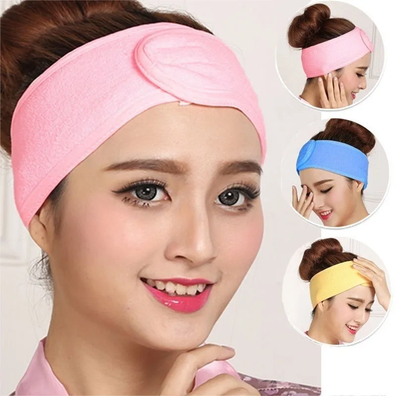 

1Pc Wash Face Makeup Hair Band Womens Sweat Elastic Soft Headbands