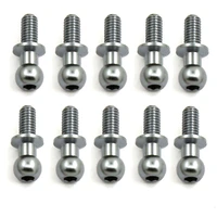 10pcs m3 metal hex ball head screws for tamiya tt01 tt02 sakura d5 110 rc drift car spare parts universal