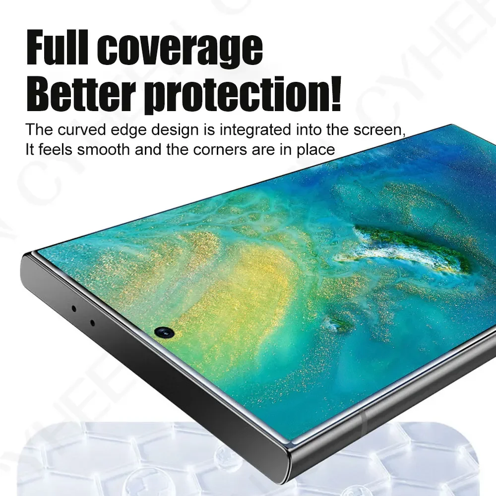 3 шт. гидрогелевая пленка для защиты экрана телефона Samsung S25 S24 S23 Ultra Not Glass Защитная