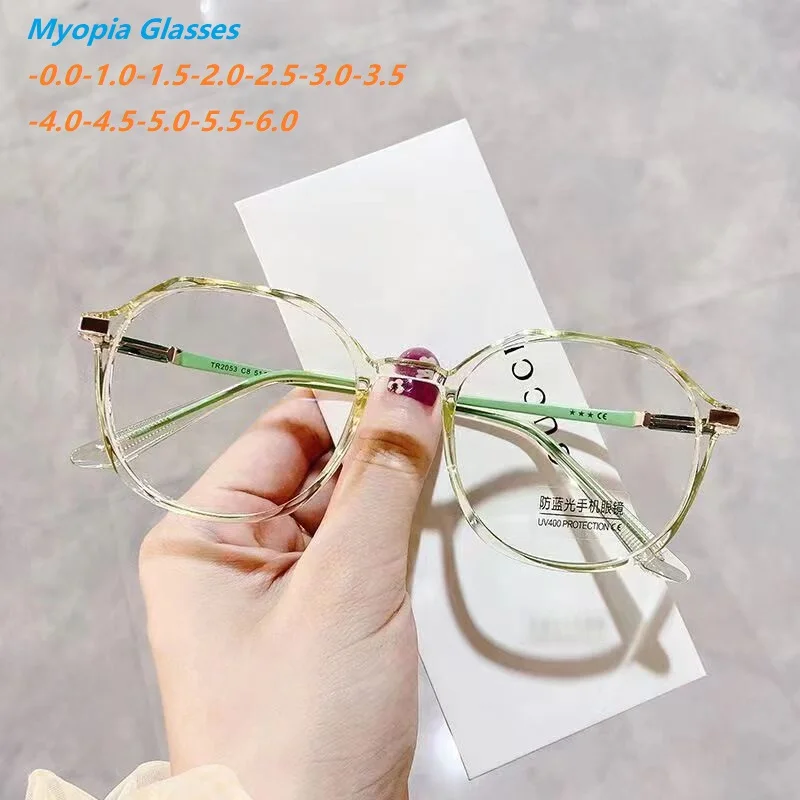 

Women Men Myopia Prescription Finished Glasses INS Optical Pilot Eyeglasses Frame Nearsighted Eyewear -1.0 -1.5 -2.0 -2.5 -3.0