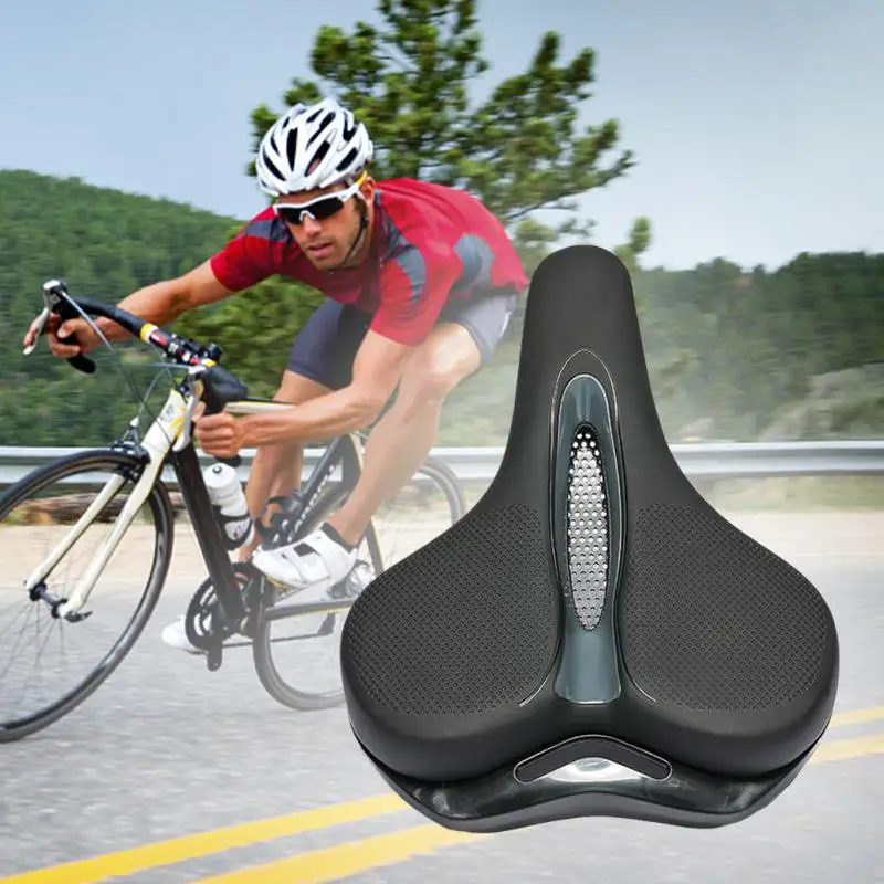 

Comfort Mountain Bicycle Saddle Silicone Bicycle Saddle Seat Super Breathale Seat For Bicycle Road Bike Seat Велоаксессуары