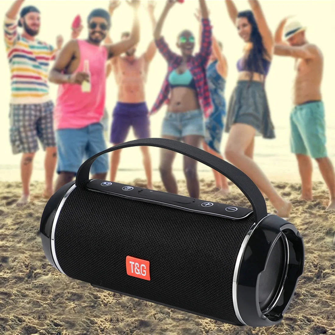 TG116C Wireless Powerful Bluetooth Speaker Box Outdoor Speakers Subwoofer Music Center BoomBox 3D Stereo Radio enlarge
