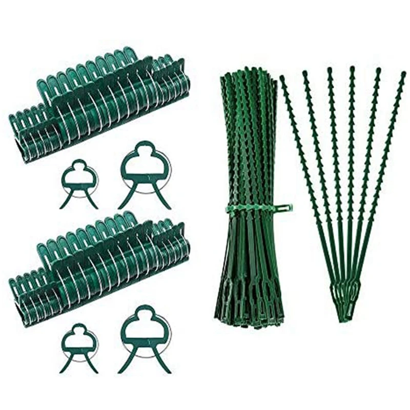 

Plant Support Clip Ties Gardening Gentle Plant & Flower Clamps Supporting Climbing Vines Stalks Trellis Netting Promotion