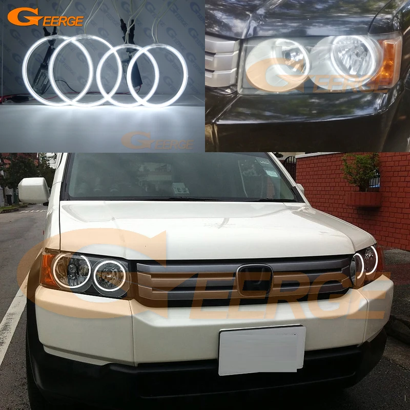 

Для Honda Crossroad 2007 2008 2009 2010 отличные ультра яркие CCFL ангельские глазки Halo кольца комплект автомобильные аксессуары