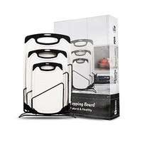 3pcs plastic cutting boards set fruit vegetable meat chopping board anti bacterial vegetable chopping block kitchen tools