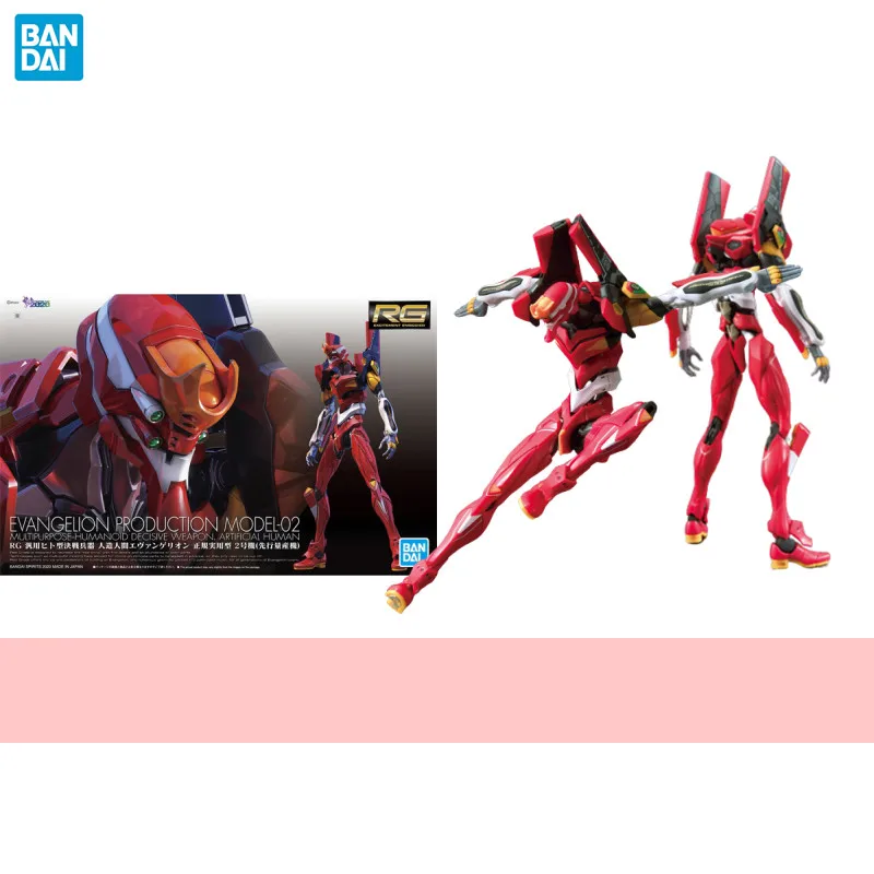 

Bandai Original EVA Model Anime Figure RG EVANGELION EVANGELION-02 Production Model Action Figure Assemble Toys Gifts for Kids