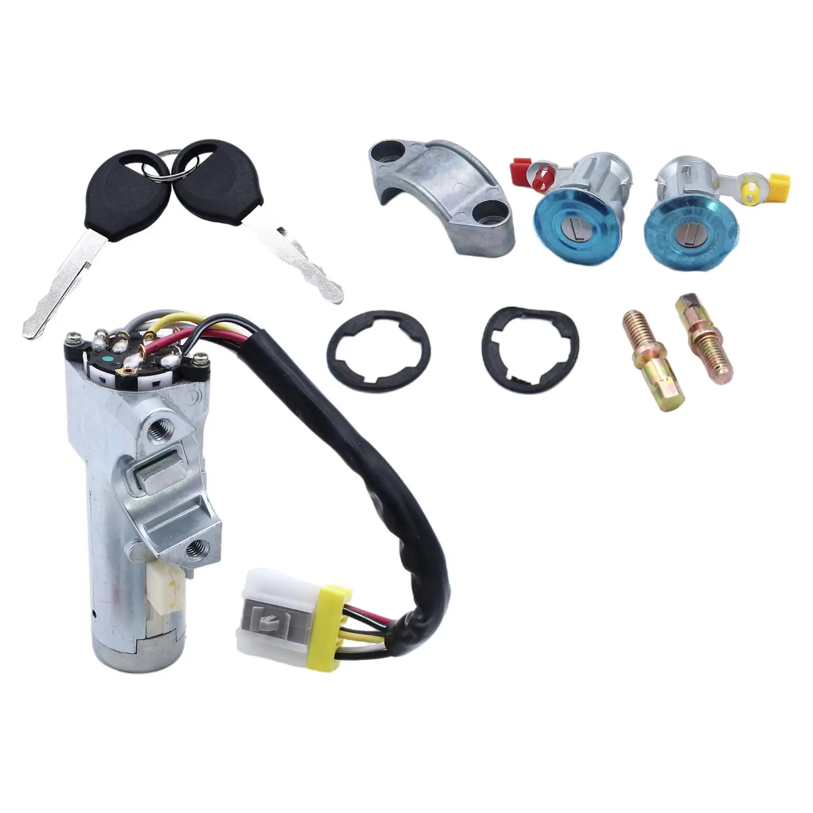 3-блокировочный дверной выключатель зажигания с 2 ключами замена для D22 97-06