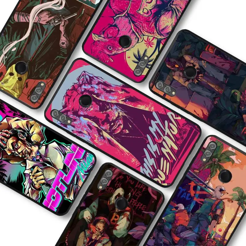 

Jogo hotline miami Phone Case For Huawei Honor V30 30 9X 7A Pro View 20 10 9 Lite 10I 8C 8X 5A Play Cover