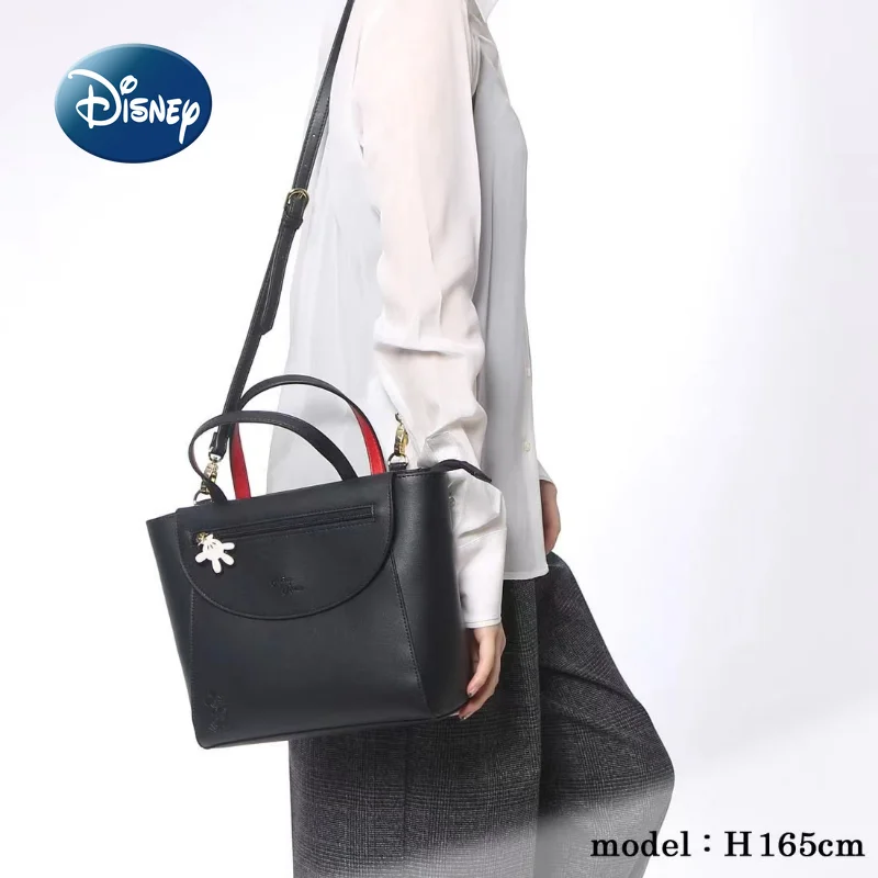 Disney Mickey New Women's One Shoulder Crossbody Bag Luxury Brand Women's Handbag Large Capacity Women's Bag Cartoon Fashion