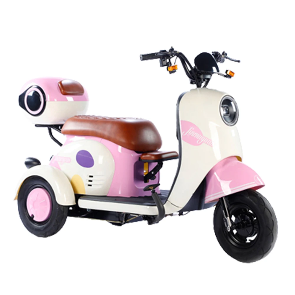 

20/32A Electro Tricycle 48/60V 600/800W Lithium Battery Scooter Brushless Dual Drive Motor Aluminum Alloy Frame Drum Brake