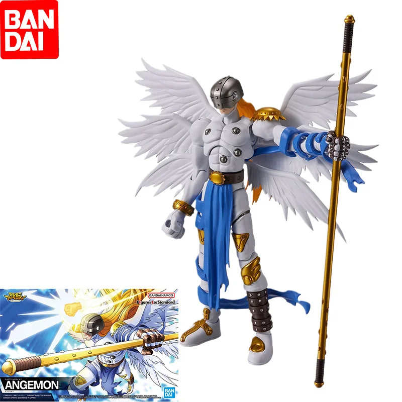 

BANDAI SPIRITS Figure-rise Standard Digimon Adventure Angemon Assembly Model Collection Anime Figure Action Model Toys