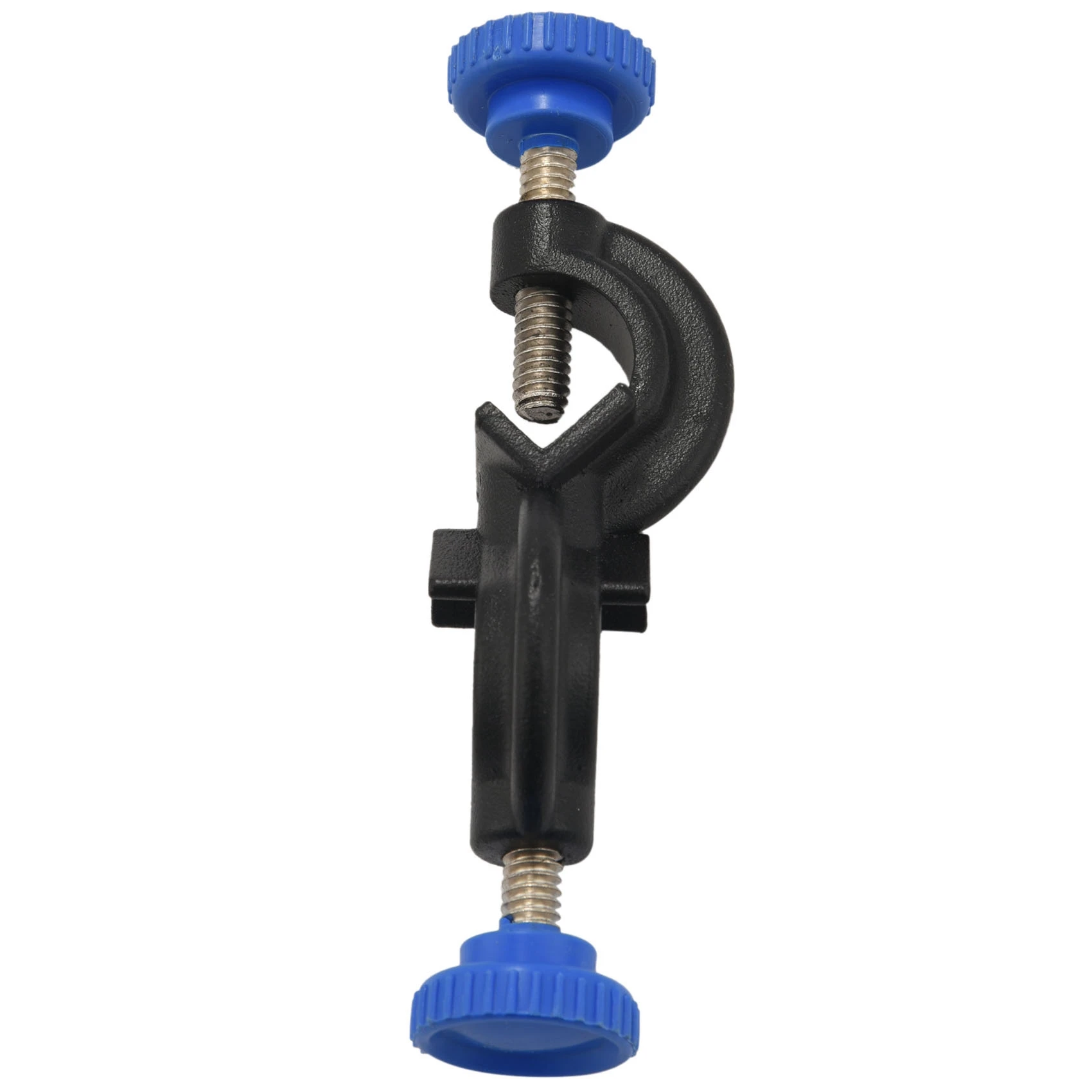 

Lab Clamp 3 Prong Finger Style Rubber-Coated Head a Black Laboratory Stand Clip