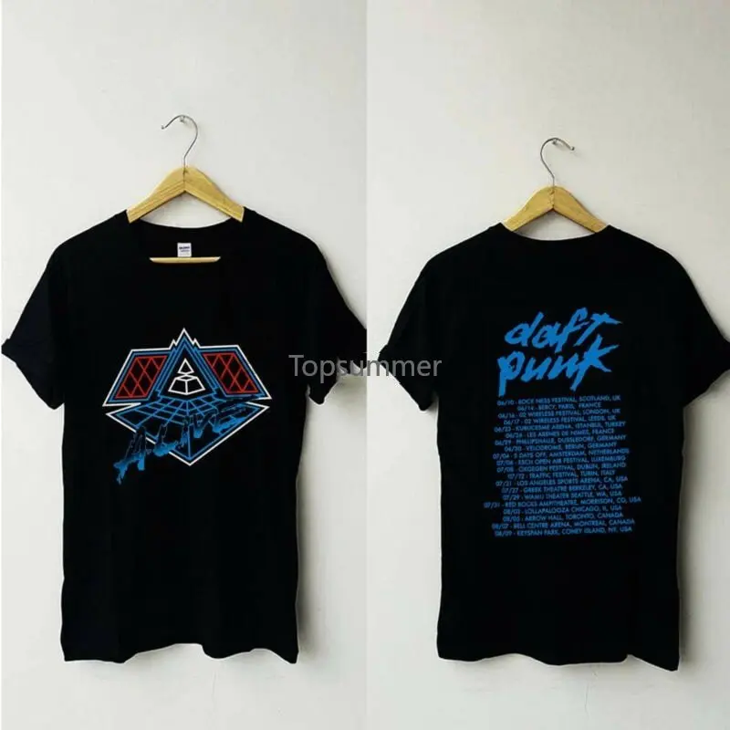 

Vintage Daft Punk Alive 1997 Tour T Shirt Reprint Size S - 3Xl