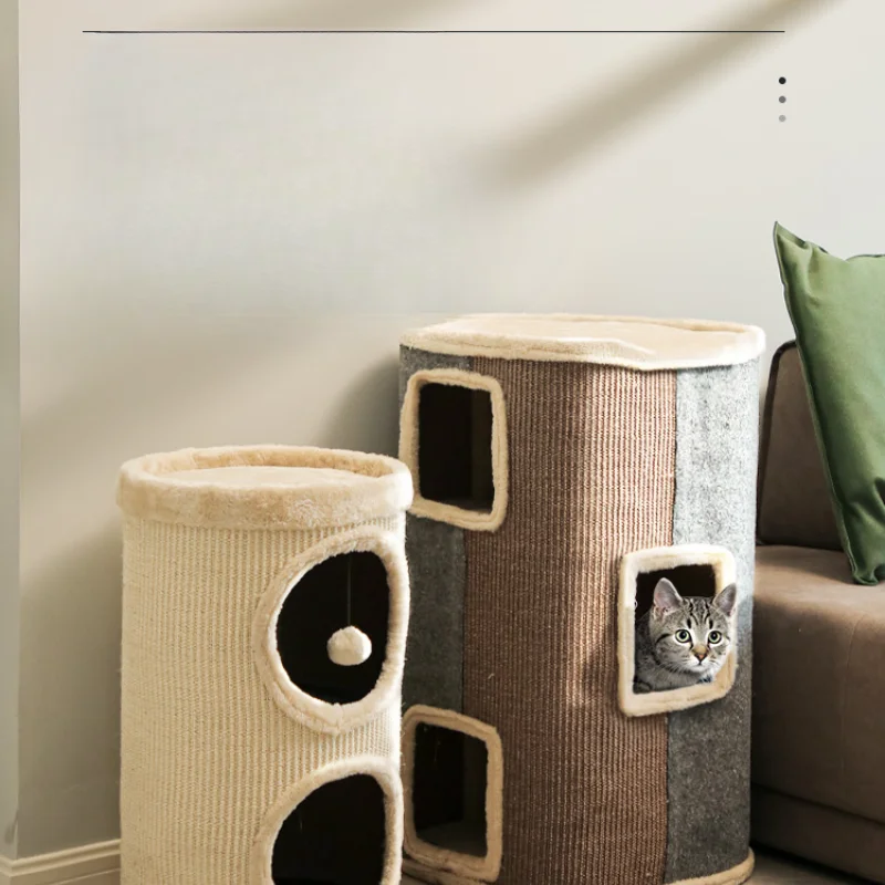 Гнездо Sisal для ползания летом прохладное и универсальное многослойное