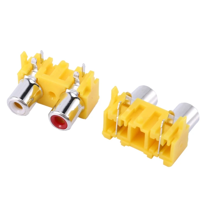 

Женский Разъем AYHF-20Pcs RCA, стереоразъем для аудио и видео