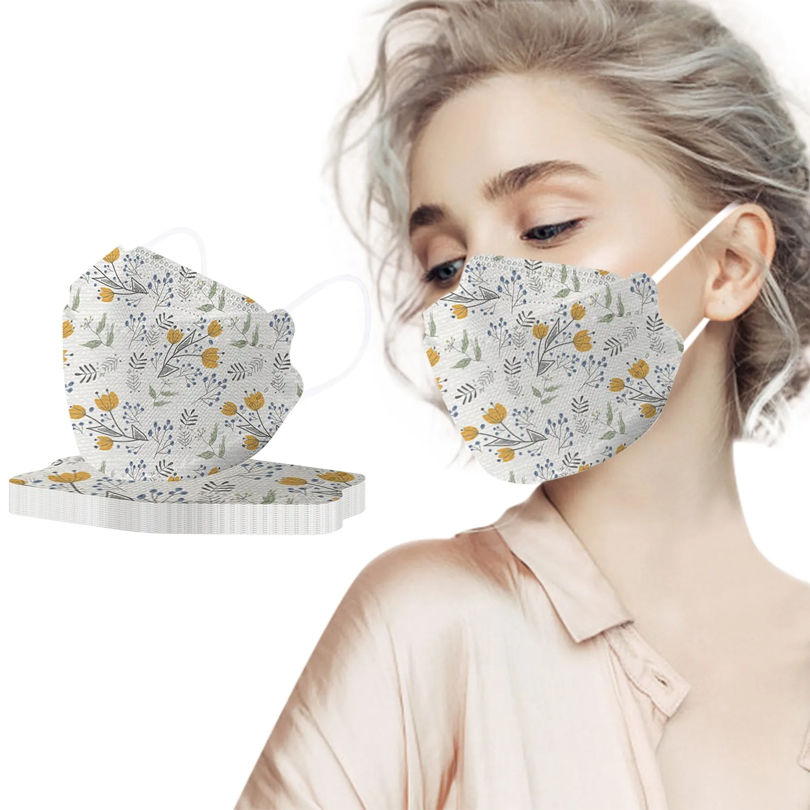 10 шт./упаковка одноразовые защитные 3d-маски для лица