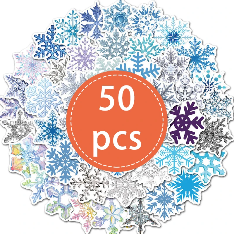 

50 шт. снежинки граффити наклейки XIURAN