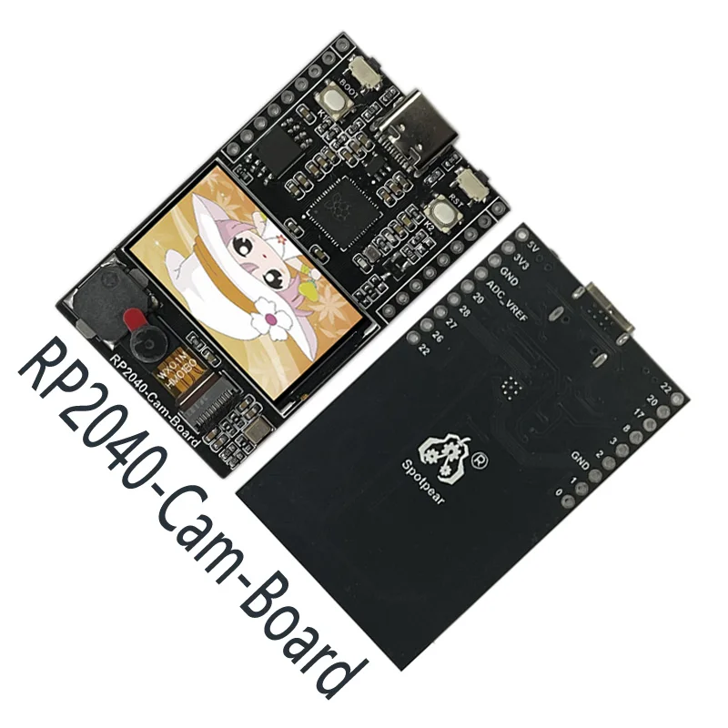 Raspberry Pi Pico RP2040 скошенная плата камера 1 14 дюймовый ЖК-дисплей