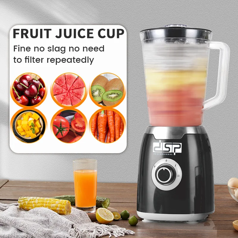 

Blender Juicer Commercial Fully Automatic Juicer Blender Machine 2 In 1 Home Appliances for Kitchen 2-speed Speed Regulation A