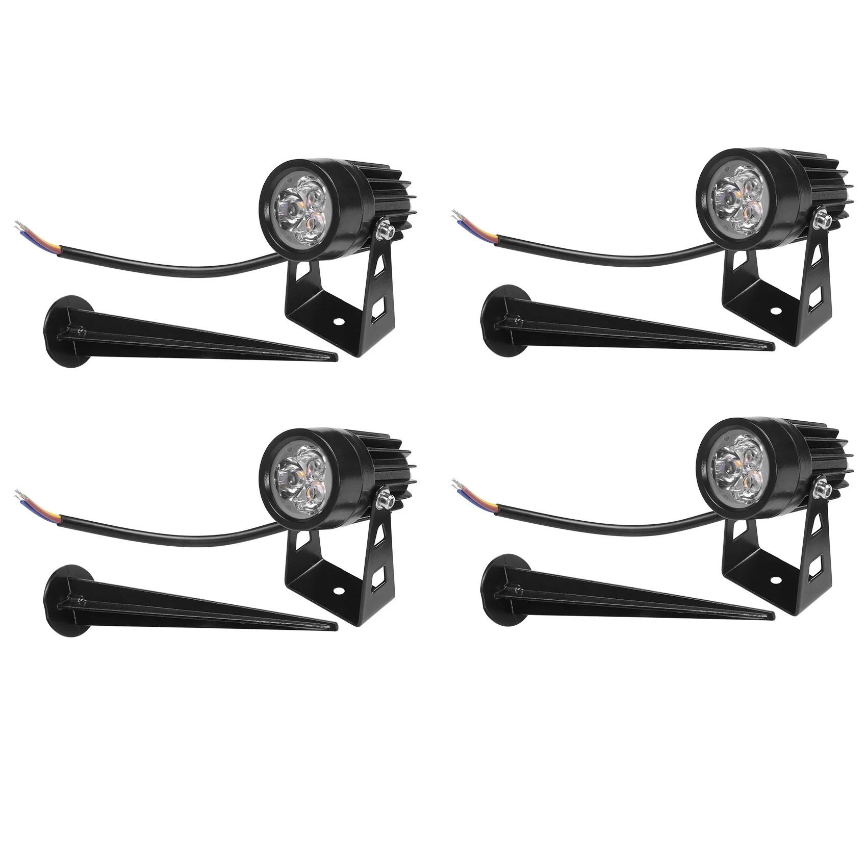 

4PCS Garden Lights Spotlights Outdoor Lights 3W 220V IP65 LED Spot Landscape for Patio Tree Yard Lawn Wall Bush